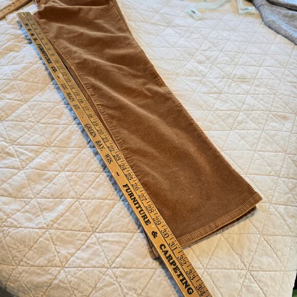 Universal Thread Vintage Bootcut Corduroy Pants Womens 10 Brown Orange Casual - Picture 8 of 8
